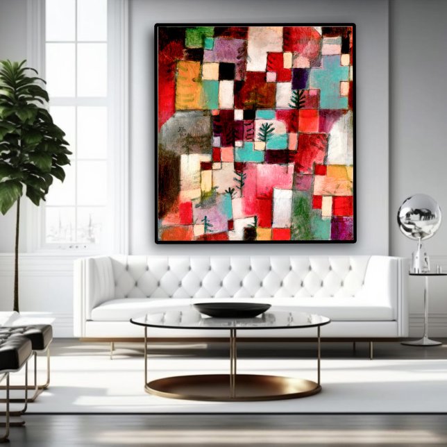 Rhythms för omgrön och violett Gult Poster (Skapare uppladdad)