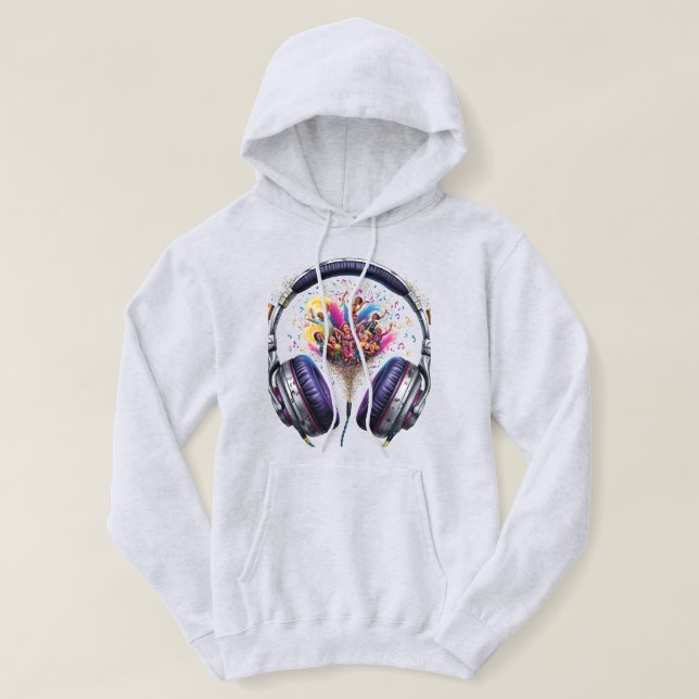Rhythms inom: Dance Party-hörlurar Hoodie (Design framsida)