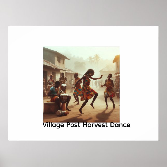 Rhythms of Abundance: Post-Harvest Joy Poster (Framsidan)