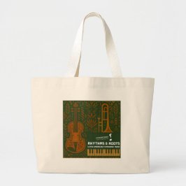 Rhythms & Roots Tote Bag Jumbo Tygkasse