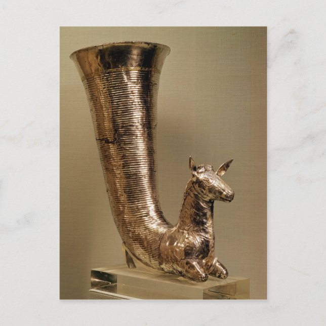 Rhyton i form av en ibex från Iran Vykort (Framsida)