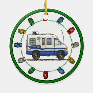 Rialta Winnebagocampare RV M Julgransprydnad Keramik