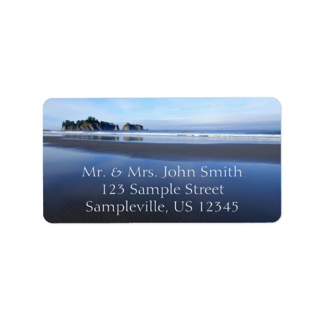 Rialto Beach I Adressetikett (Framsidan)