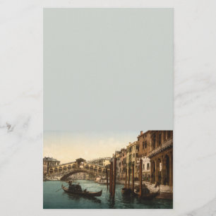 Rialto Bridge I, Venedig, Italien Brevpapper