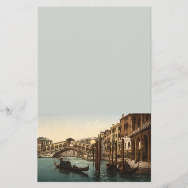 Rialto Bridge I, Venedig, Italien Brevpapper (Framsida)