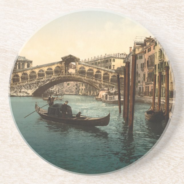 Rialto Bridge I, Venedig, Italien Underlägg (Framsidan)