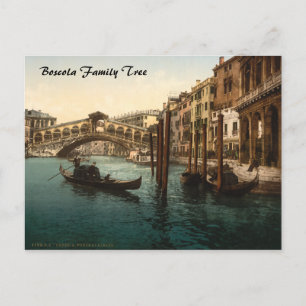 Rialto Bridge I, Venedig, Italien Vykort