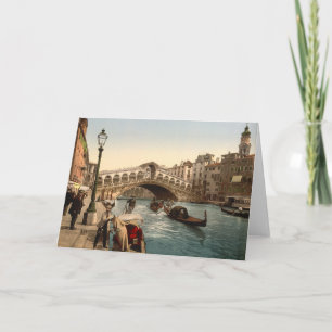 Rialto Bridge II, Venedig, Italien Kort