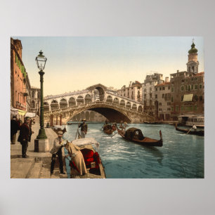 Rialto Bridge II, Venedig, Italien Poster