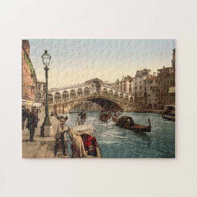 Rialto Bridge II, Venedig, Italien Pussel (Horisontell)