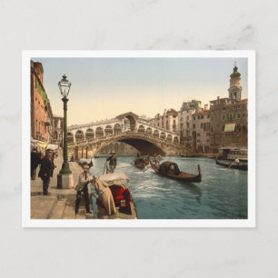 Rialto Bridge II, Venedig, Italien Vykort