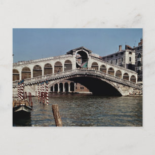 Rialto Bridge, påbörjade 1588 Vykort