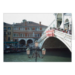 Rialto Bridge, Venedig Hälsningskort