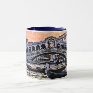 Rialto bridge. Venedig. Italien. Mugg