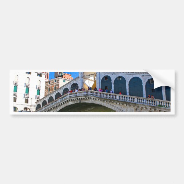 Rialto Bridge Venedig - Pro Photo Bildekal (Framsidan)