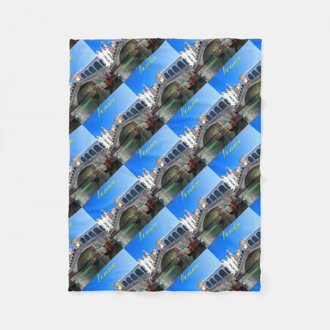 Rialto Bridge Venedig - Pro Photo Fleecefilt (Framsidan)