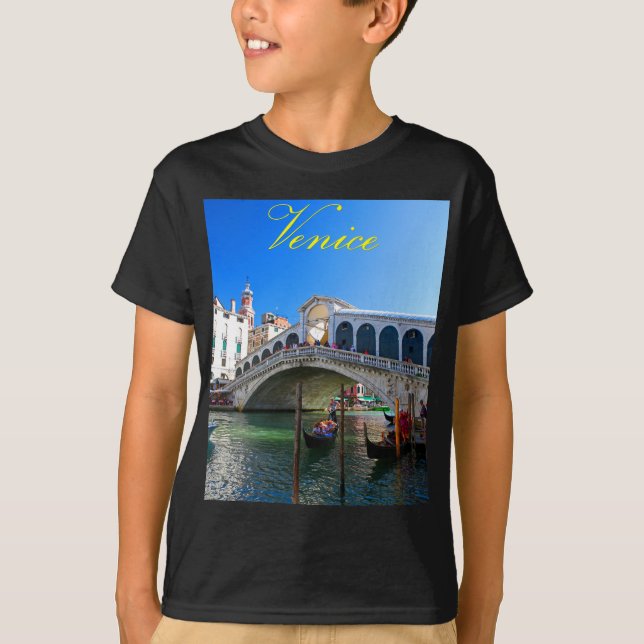 Rialto Bridge Venedig - Pro Photo T Shirt (Framsida)