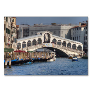 Rialto Bridge Venice Italien Bordsnummer
