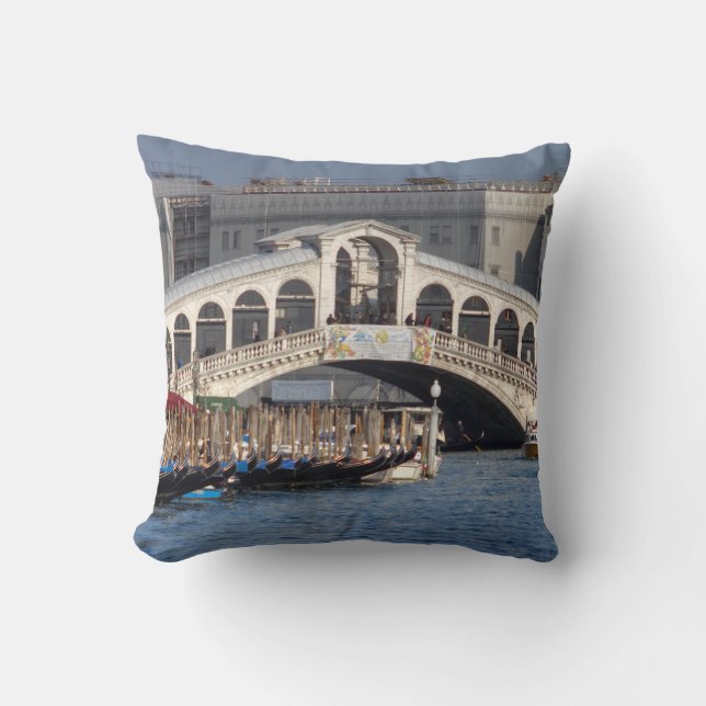 Rialto Bridge Venice Italien Kudde (Framsida)