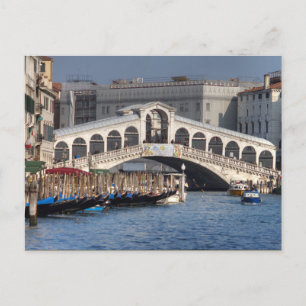 Rialto Bridge Venice Italien Vykort