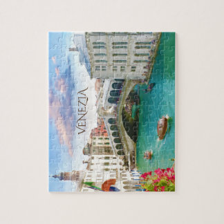 Rialto-bron i Venedig | Venezia, Italien Pussel