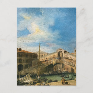 Rialto-bron söderut av Canaletto Vykort