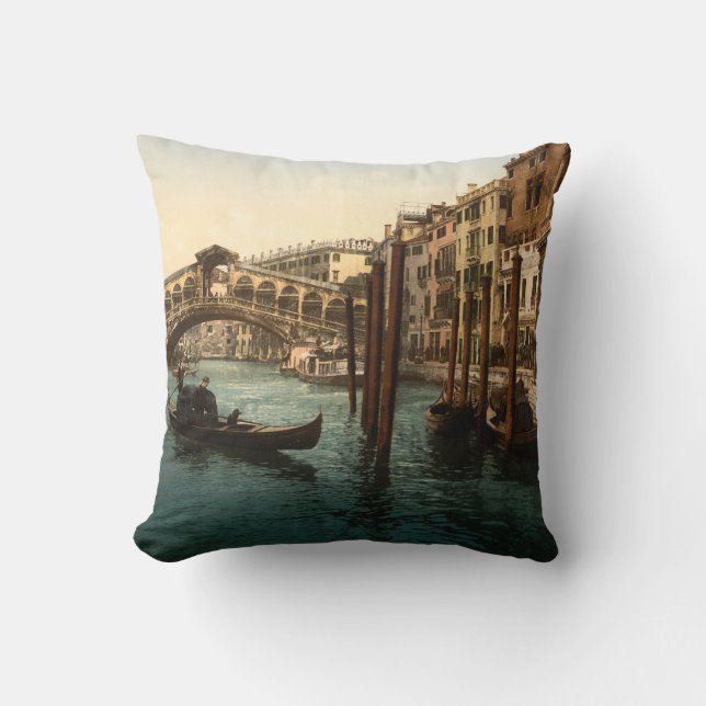 Rialto överbryggar I, Venedig, italien Kudde (Framsida)