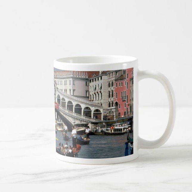 Rialto överbryggar, Venedig Kaffemugg (Höger)