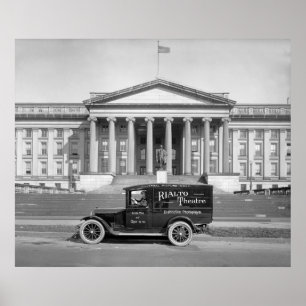 Rialto Theater Panel Lastbil: 1920-talet Poster