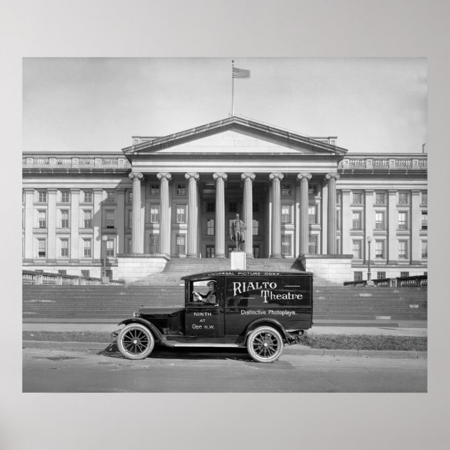 Rialto Theater Panel Lastbil: 1920-talet Poster (Framsidan)