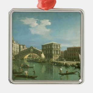 Rialtoen överbryggar, Venedig Julgransprydnad Metall