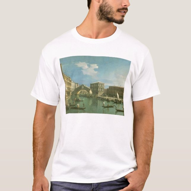 Rialtoen överbryggar, Venedig Tee Shirt (Framsida)