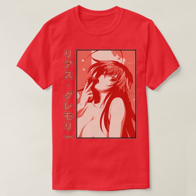 Rias Gremory Delicious Strawberry Highschool DXD T Shirt (Design framsida)