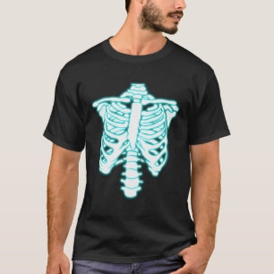 Rib Cage Bone Skeleton Halloween Xray Funny X-Ray T Shirt