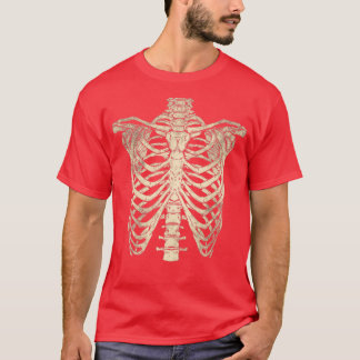 Rib Cage Skeleton T Shirt