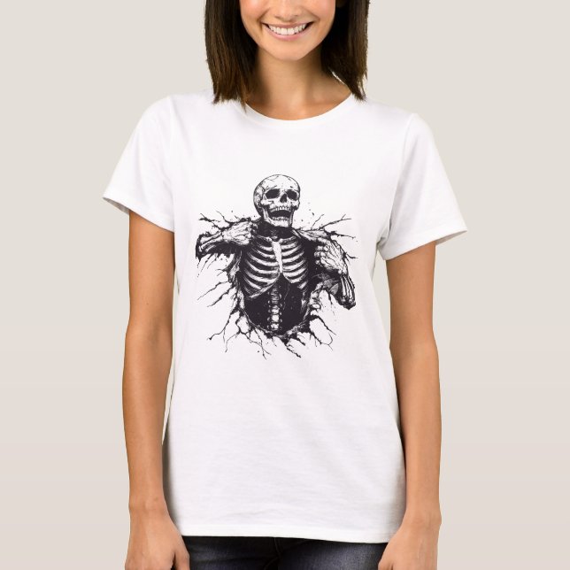 Rib Cage T Shirt (Framsida)