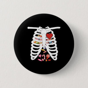 Rib Cage X-ray Candy Funny Halloween Costume Kids Knapp