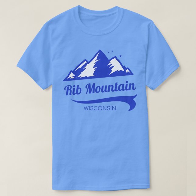 Rib Mountain ski Wisconsin 1 T Shirt (Design framsida)