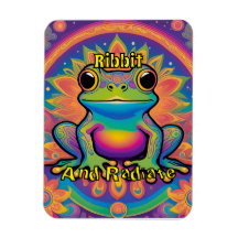 Ribbit and Radiate Boho Frog Groovy Vibes