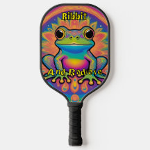Ribbit and Radiate Psychedelic Frog Boho Groovy