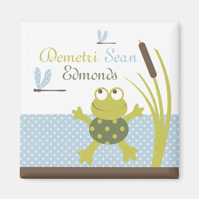 Ribbit Frog and Dragonfly Magnet (Framsidan)