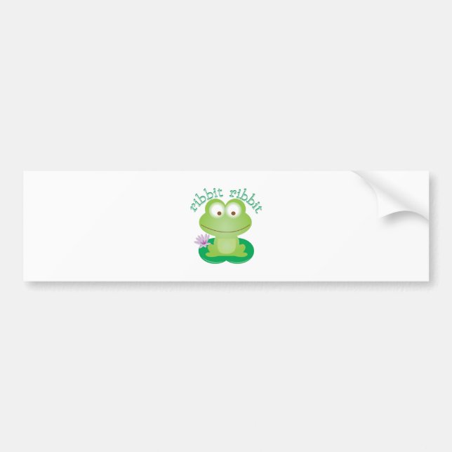 Ribbit Ribbit Bildekal (Framsidan)