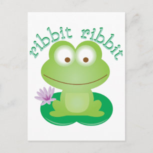 Ribbit Ribbit Vykort