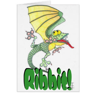 Ribbit! Tillfällenkort Hälsningskort