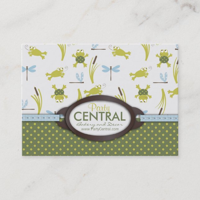 Ribbit visitkort (Framsida)