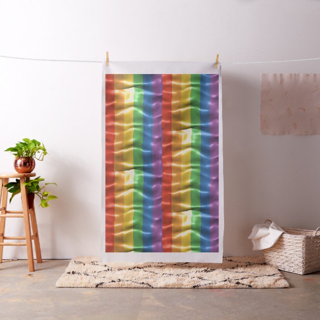 Ribbling Rainbow Rand Tyg (In Situ)