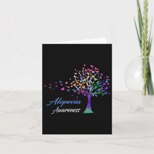 Ribbon Alopecia Awareness Kort