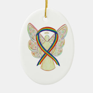 Ribbon Angel Anpassningsbar Art Ornament