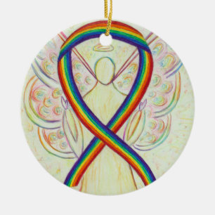 Ribbon Angel Anpassningsbar Art Ornament