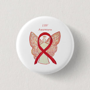 Ribbon Angel Anpassningsbar Art Pin Knapp